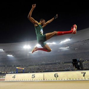 Мировой рекорд по прыжкам в длину